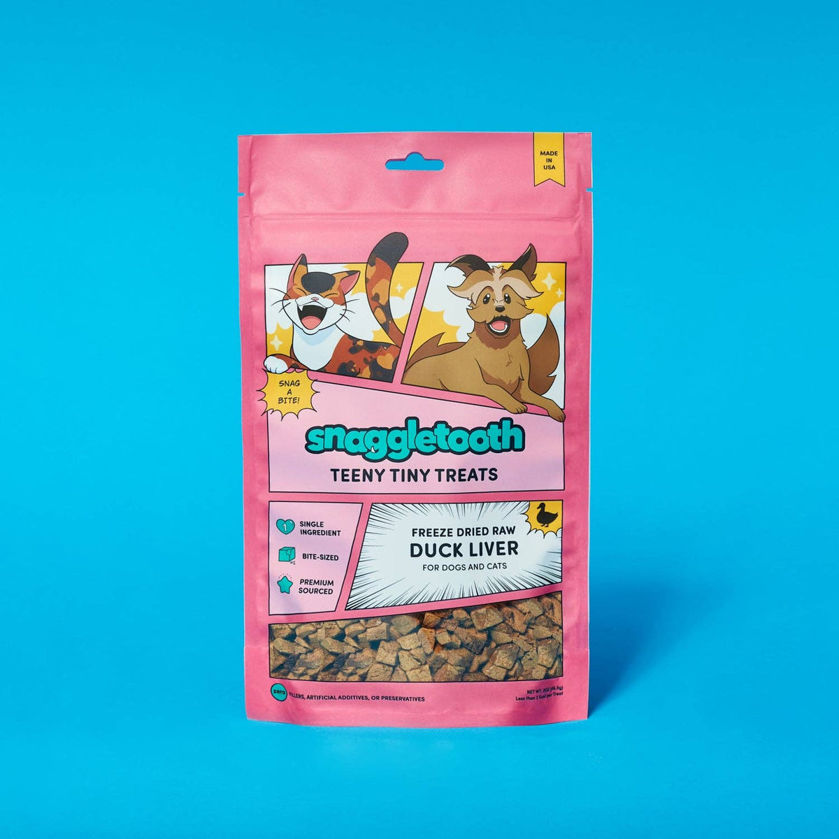 Snaggle Tooth Duck Liver Teeny Tiny Treats