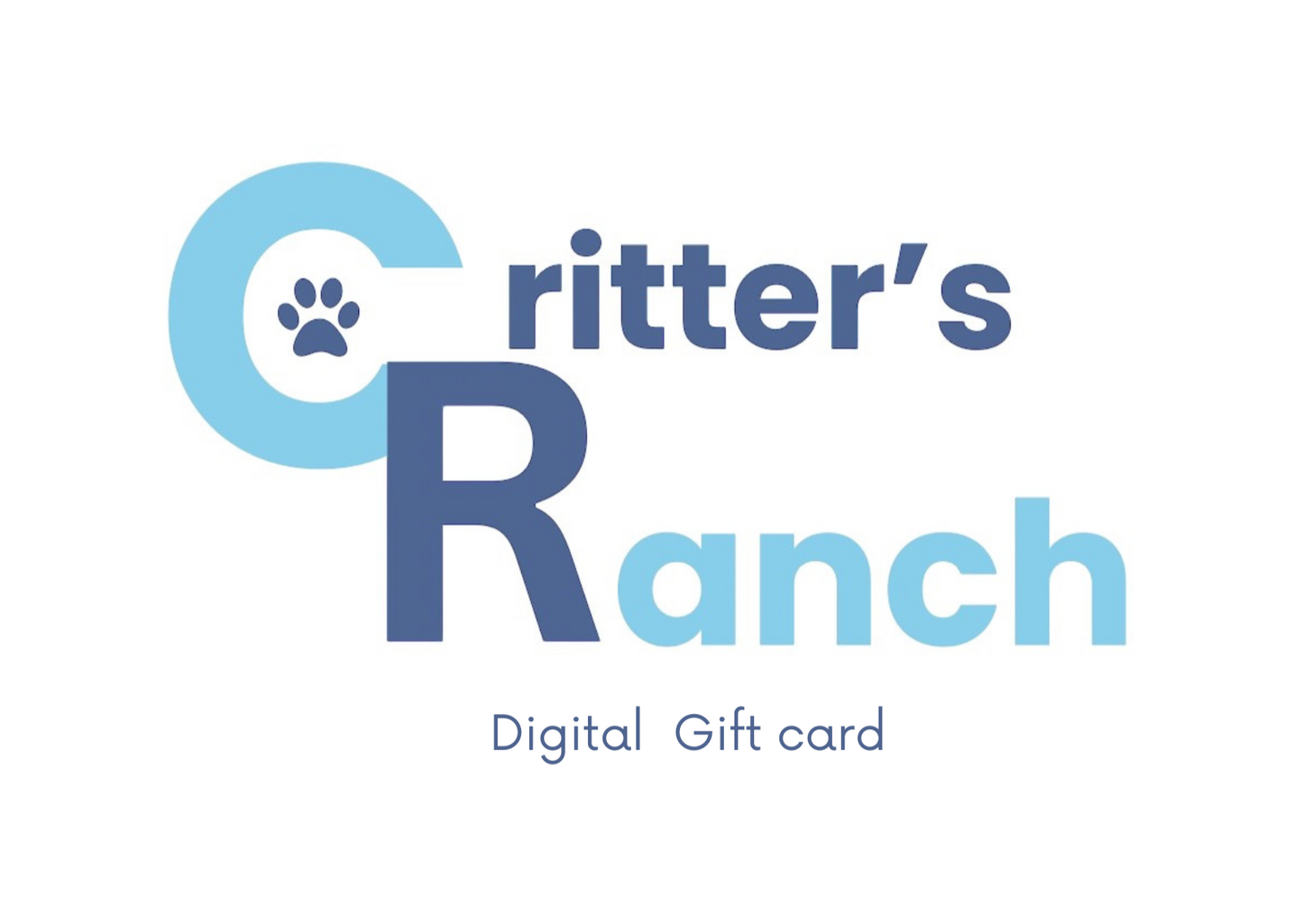 Critter’s Ranch Digital Gift card