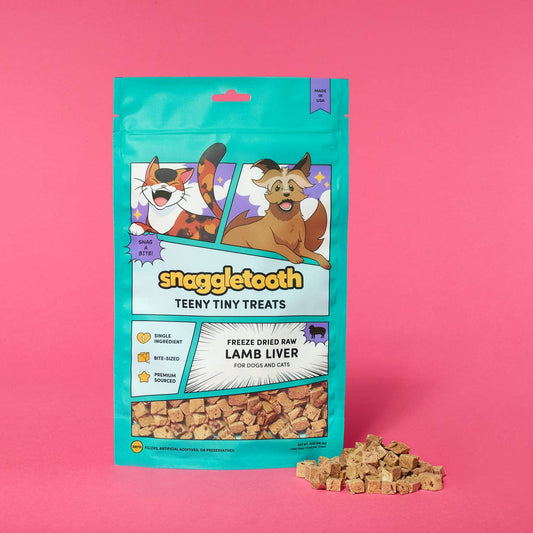 Snaggle Tooth Lamb Liver Teeny Tiny Treats