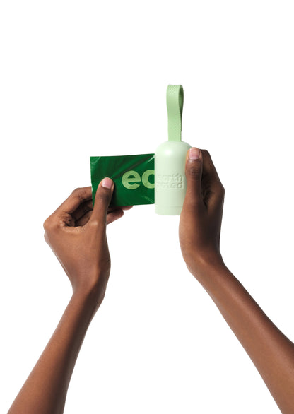 Earth Rated Poop Bag Dispenser with Unscented 15 Bags