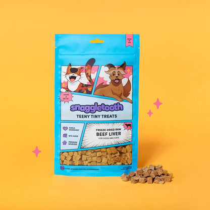 Snaggle Tooth Beef Liver Teeny Tiny Treats