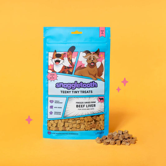 Snaggle Tooth Beef Liver Teeny Tiny Treats