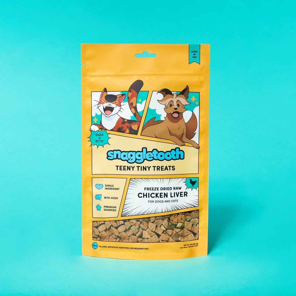Snaggle Tooth Chicken Liver Teeny Tiny Treats