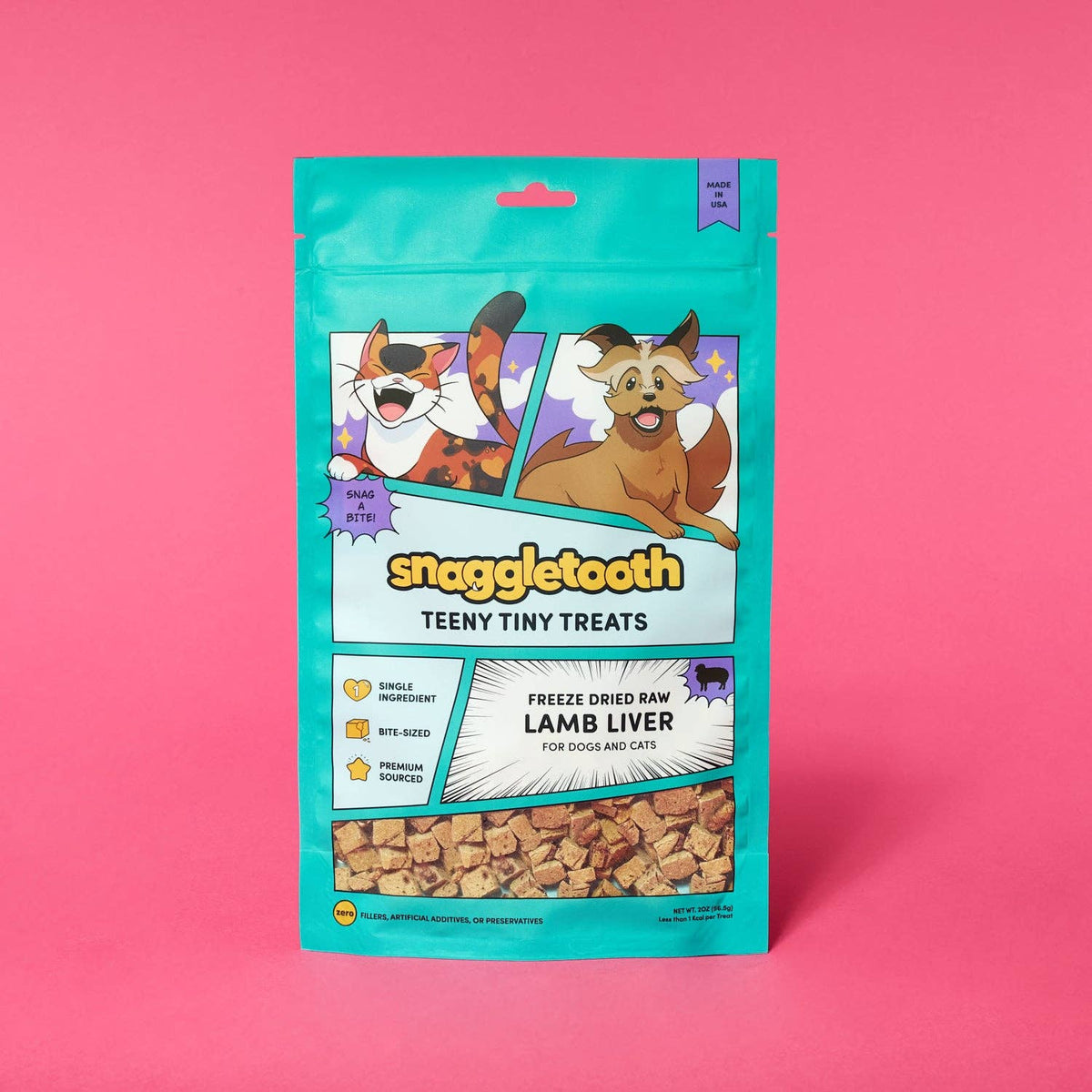 Snaggle Tooth Lamb Liver Teeny Tiny Treats
