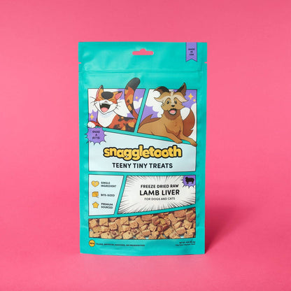 Snaggle Tooth Lamb Liver Teeny Tiny Treats