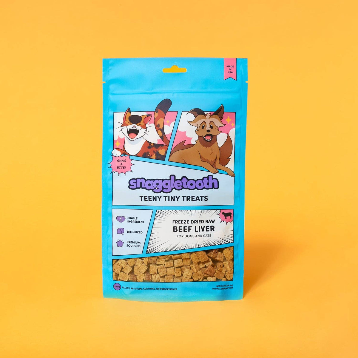 Snaggle Tooth Beef Liver Teeny Tiny Treats