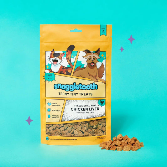 Snaggle Tooth Chicken Liver Teeny Tiny Treats