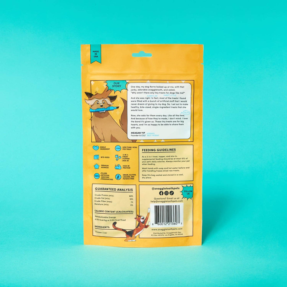 Snaggle Tooth Chicken Liver Teeny Tiny Treats